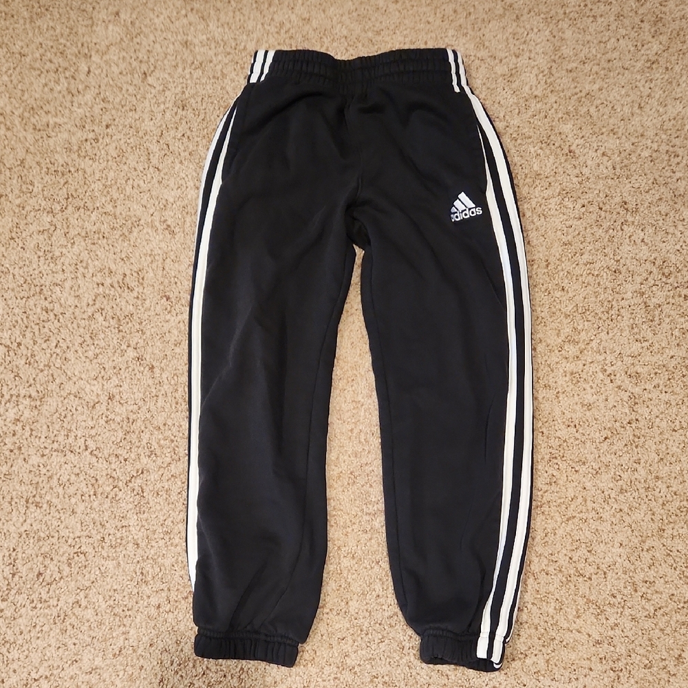 Adidas Kids Fleece Joggers Size 8